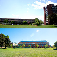 Wooster Hall Before and After