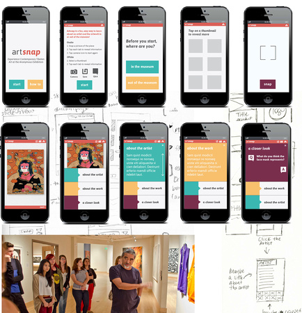 Interaction Design mobile application design, team project