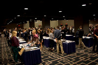 Student portfolio review a the SPE conference in New Orleans, 2015